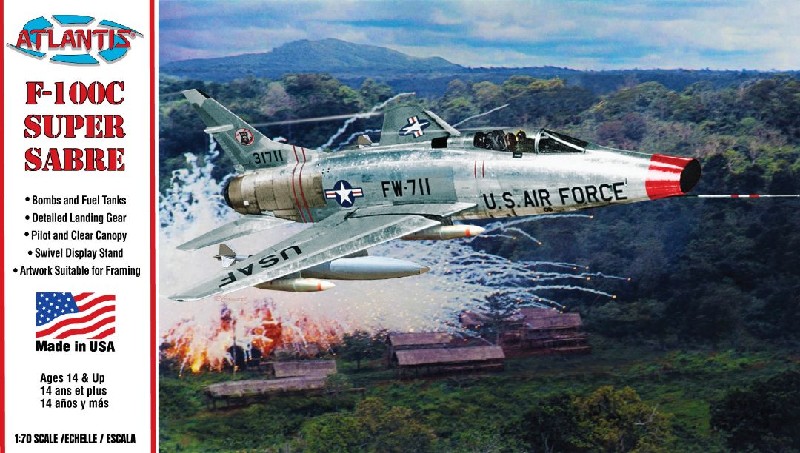 Atlantis 1/70 F-100C Super Sabre