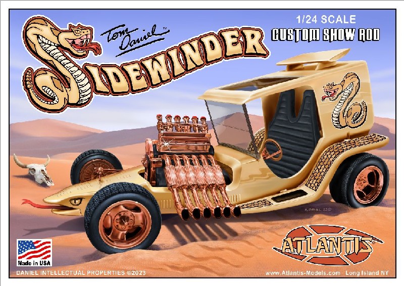 Atlantis 1/24 Tom Daniel Sidewinder Custom Show Rod