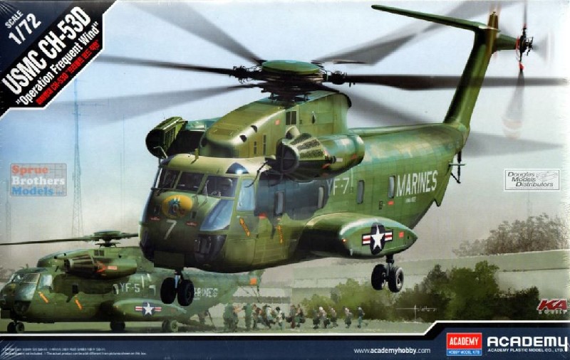 Academy 1/72 USMC CH-53D Operation Frequent Wind