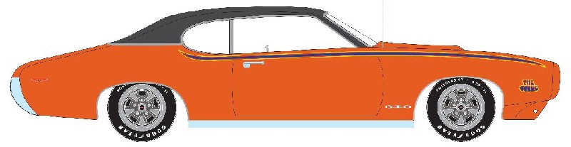 American Muscle 1/18 1969 Pontiac GTO Judge - Carousel Red