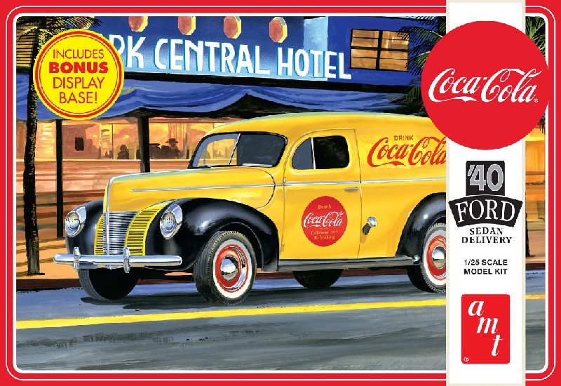 AMT 1940 Ford Sedan Delivery (Coca-Cola) 1/25 Model Kit (Level