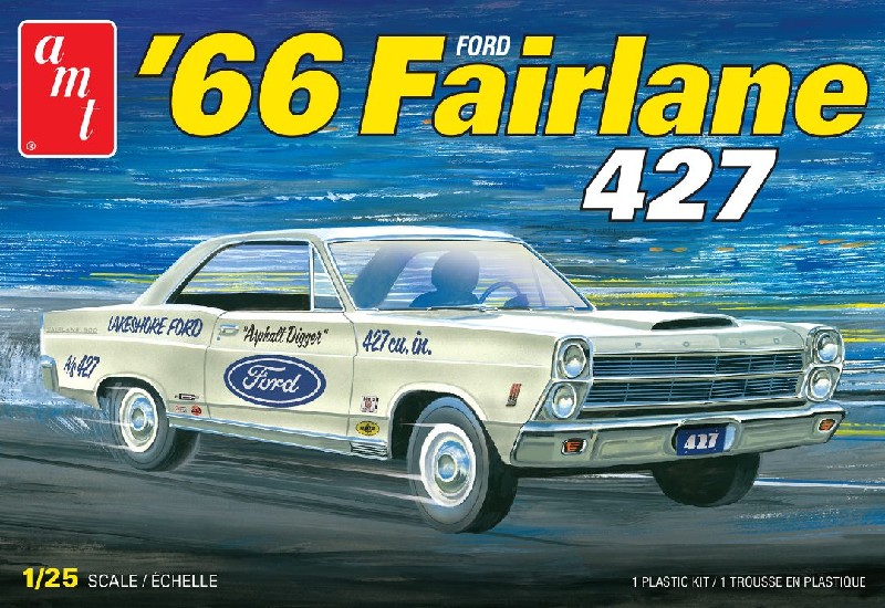 AMT 1966 Ford Fairlane 427 1/25 Model Kit (Level 2)