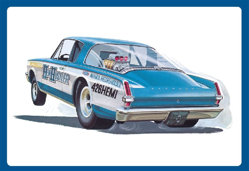 AMT 1/25 1966 Barracuda Funny Car "Hemi Hustler"(Level 2)
