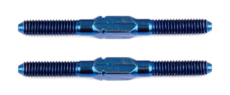 Team Associated FT Blue Titanium Turnbuckle, 33 mm/1.30 in