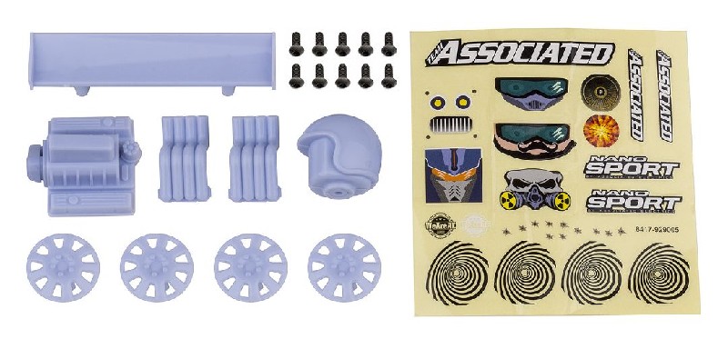 Team Associated NanoSport Race Pack, white