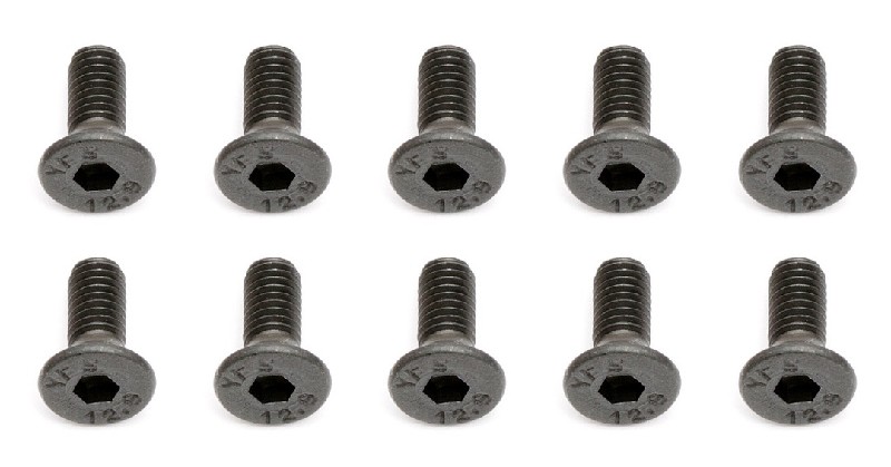 Team Associated M3x8mm Flat Head Counter Sunk Screw (10pcs)
