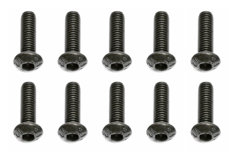 Team Associated M3x10mm Button Head Counter Sunk Screw (10pcs)