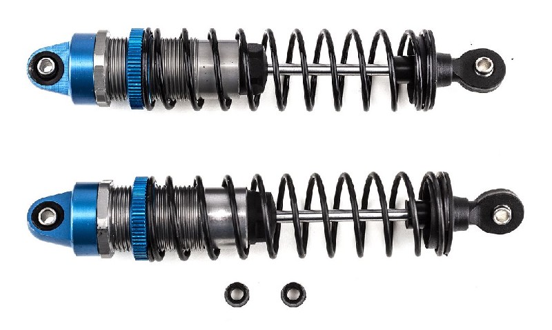Team Associated Rival MT10 FT Shock Kit, rear, aluminum