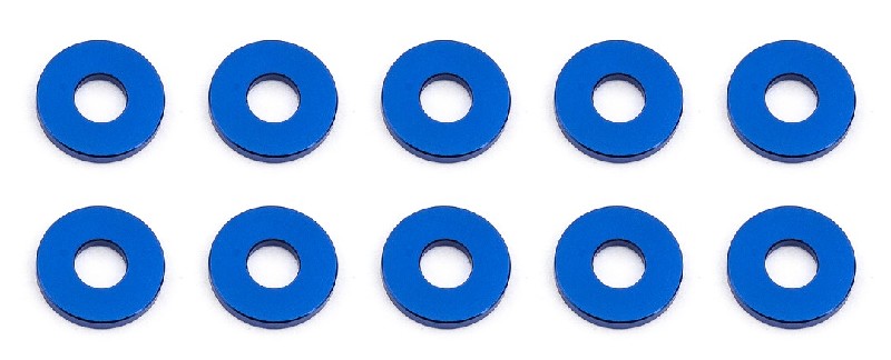 Team Associated Aluminum Bulkhead Washers, 7.8x1.0 mm (10)