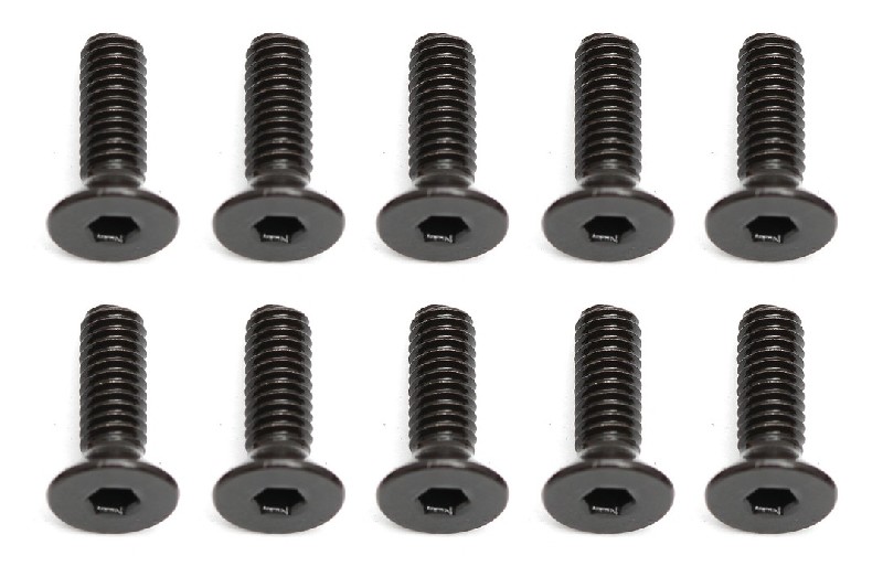 Team Associated M2.5x8mm Flat Head Counter Sunk Screw (10pcs)