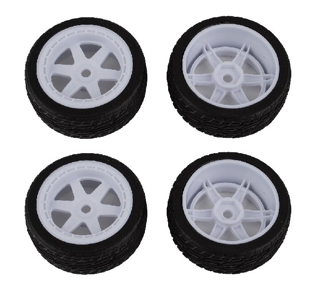 Team Associated Hoonitruck Wheels and Tires, rubber