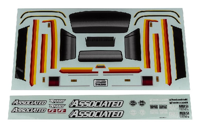 Team Associated MT12 Decal Sheet
