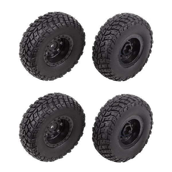 Element RC Enduro 12, Tire and Wheel Set, black