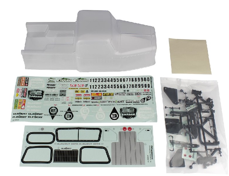 Element RC Enduro Ecto Body Set, clear