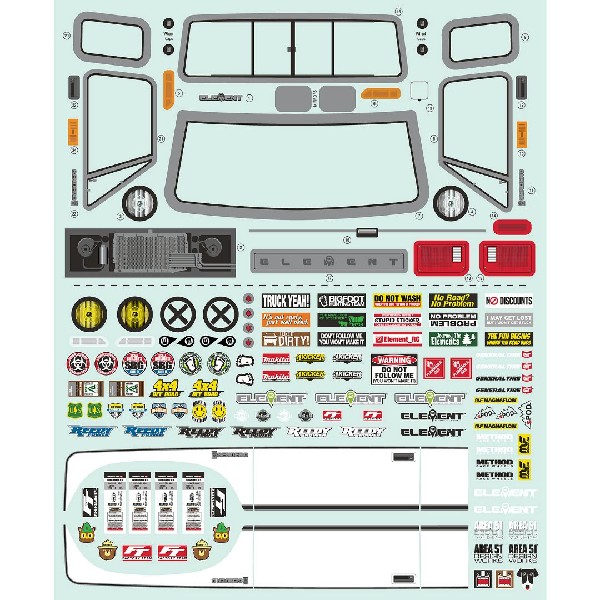 Element RC Sendero HD Decal Sheet