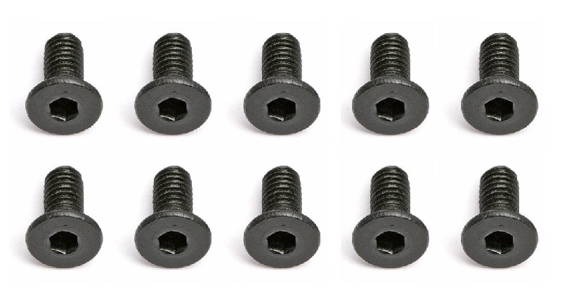 Team Associated M2.5x6mm Flat Head Counter Sunk Screw (10pcs)