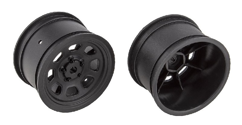 Team Associated SR10 Rear Wheels, black