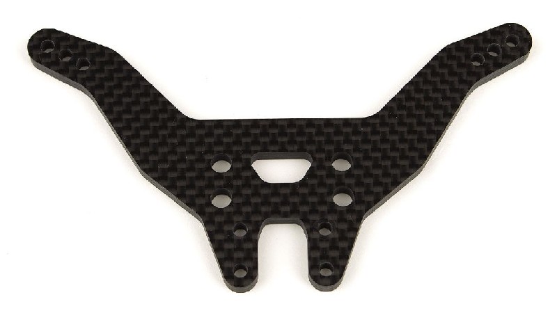 Team Associated RC10SC6.2 Rear Shock Tower, carbon fiber