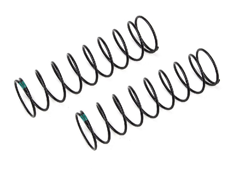 Team Associated 13mm Rear Springs, green 2.20 lb/in, L72, 9.75T