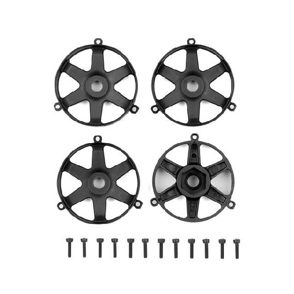 Team Associated FT Adjustable Wheel Rim, Flo Yellow