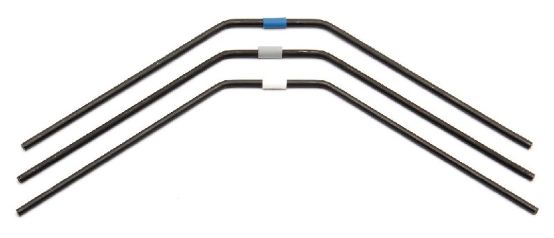 Team Associated RC8B3 Rear Anti-roll Bars, 2.5-2.7mm