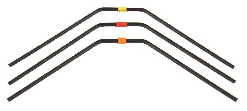Team Associated RC8B3 FT Rear Anti-roll Bars, 2.8-3.0mm