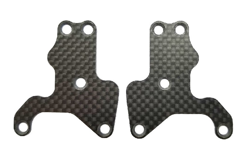 Team Associated RC8B3.2 FT Front Suspension Arm Inserts, carbon