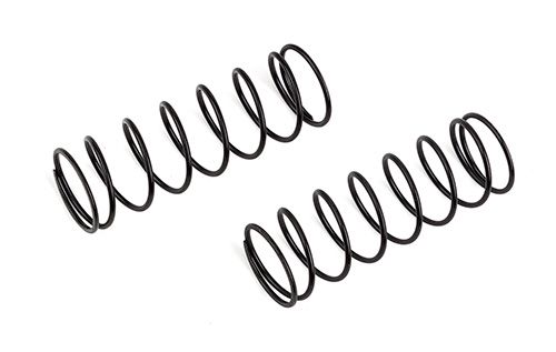 Team Associated 16mm Front Springs, black 4.65 lb/in, L68