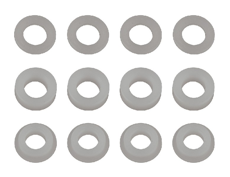 Team Associated 12mm Machined Shock Spacers, V2