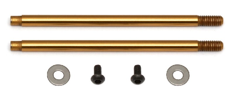 Team Associated 3x35 mm Shock Shafts (V2), TiN