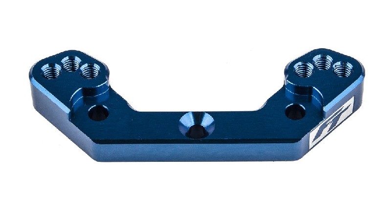 Team Associated RC10B6.2 FT Rear Ballstud Mount +2mm, Blue