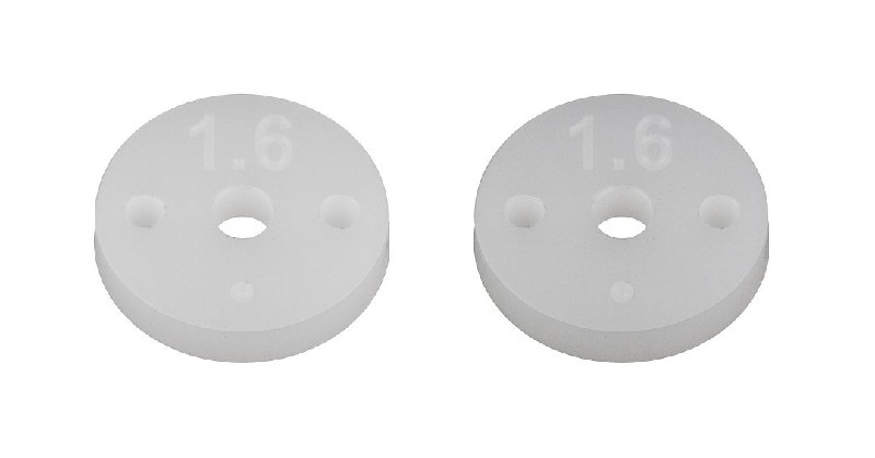 Team Associated FT 13mm Shock Pistons, 2.5mm, 2x1.6