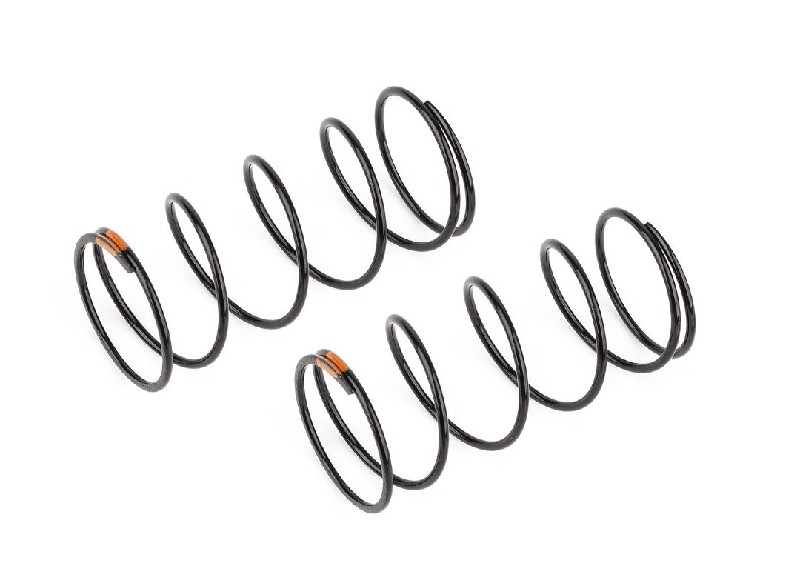 Team Associated 13mm Front Shock Springs, orange 4.3lb/in