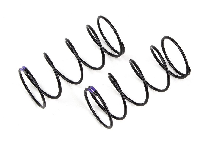 Team Associated 13mm Front Shock Springs, purple 4.6lb/in