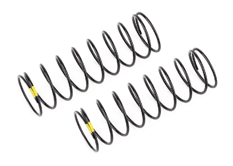 Team Associated 13mm Rear Shock Springs, yellow 2.3lb/in
