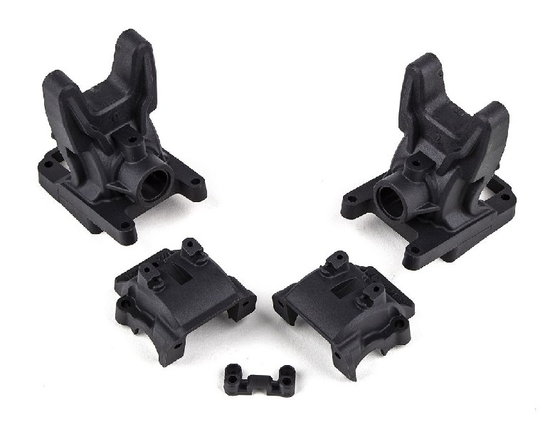 Team Associated RC10B74.2 FT Front Gearboxes Diff Heights Carbon