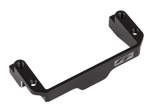 Team Associated RC10B7 FT One-Piece Servo Mount, black aluminum