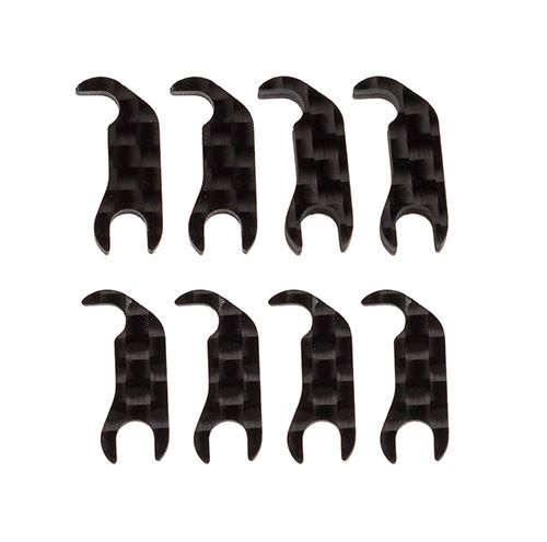 Team Associated RC10B7 FT Steering Block Mount Shim Set, CF