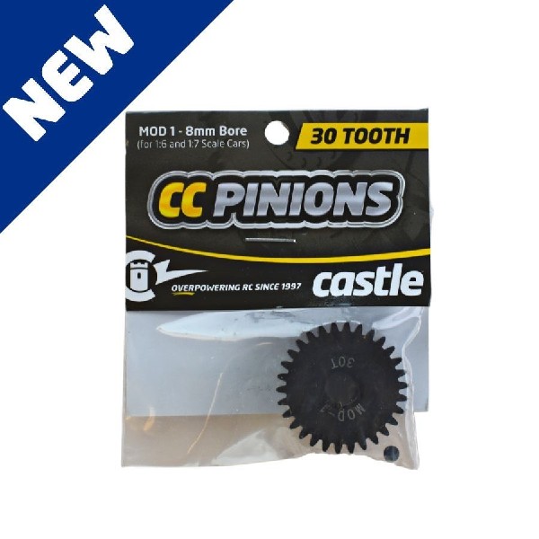 Castle CC Pinion 30T-Mod 1 8mm Bore