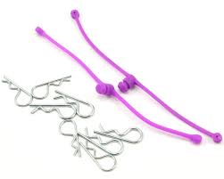 Du-Bro Body Klip Retainers (Purple) 2/pkg.