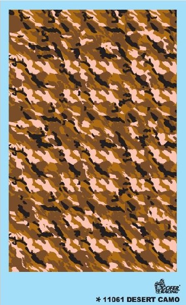 Gofer Racing Desert Camo Decal 1/24