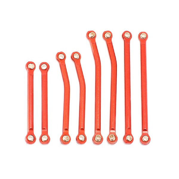 Hobby Details Traxxas 1/18 TRX-4M AL Suspension Link Set -Red(8)