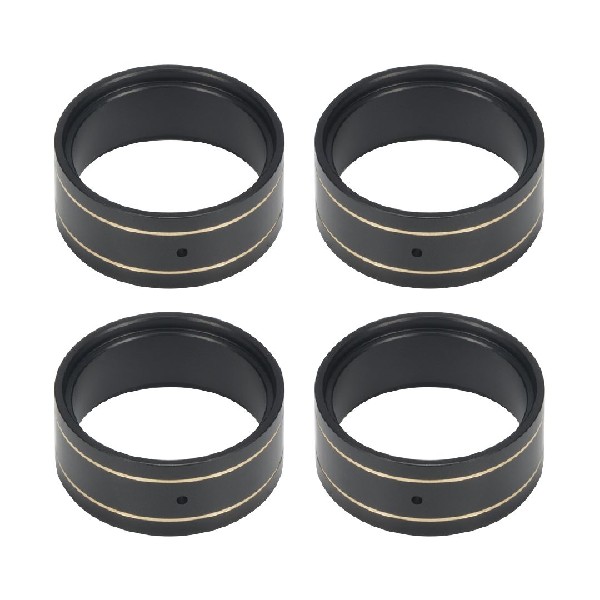 Hobby Details 1.0" Brass Rings Wheels - TRX-4M OD-28.5mm (4)