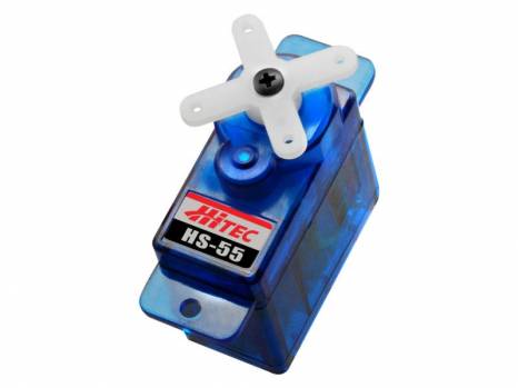 Hitec HS-55 8g Coreless Nylon Gear Analog Micro Servo