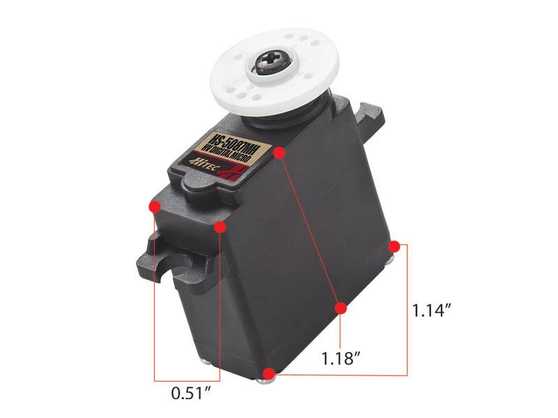 Hitec HS-5087MH Digital HV Premium Metal Gear Micro Servo