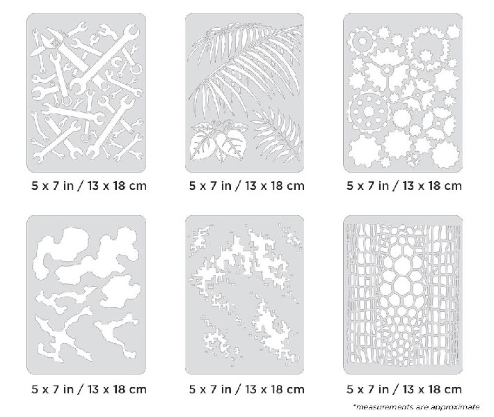 Iwata Artool FX4 Mini Series Set Freehand Airbrush Template