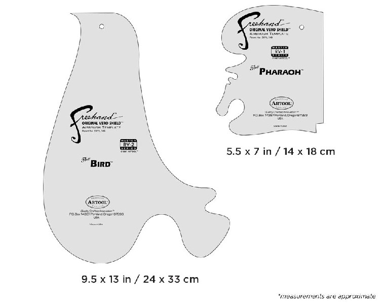 Iwata Artool Master Series Freehand Airbrush Template