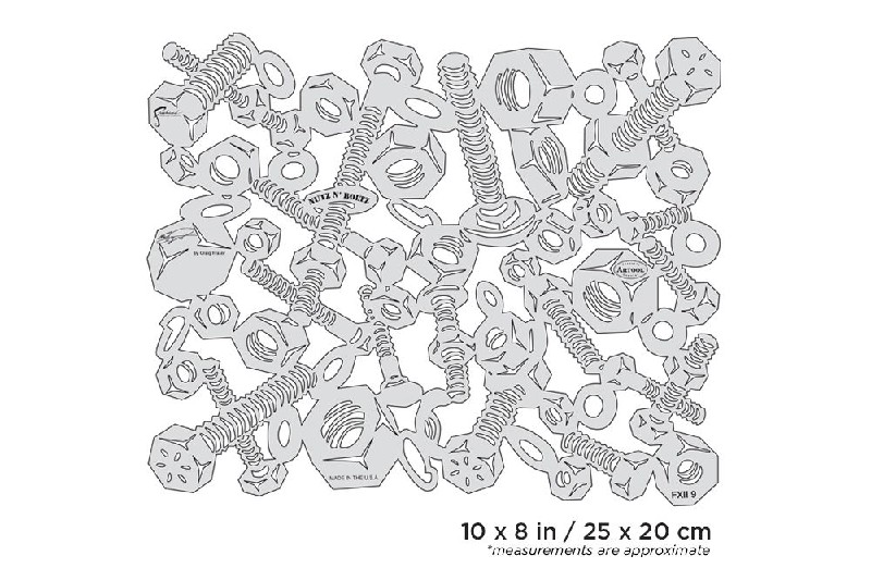 Iwata Artool FX II Nutz N' Boltz Freehand Airbrush Template