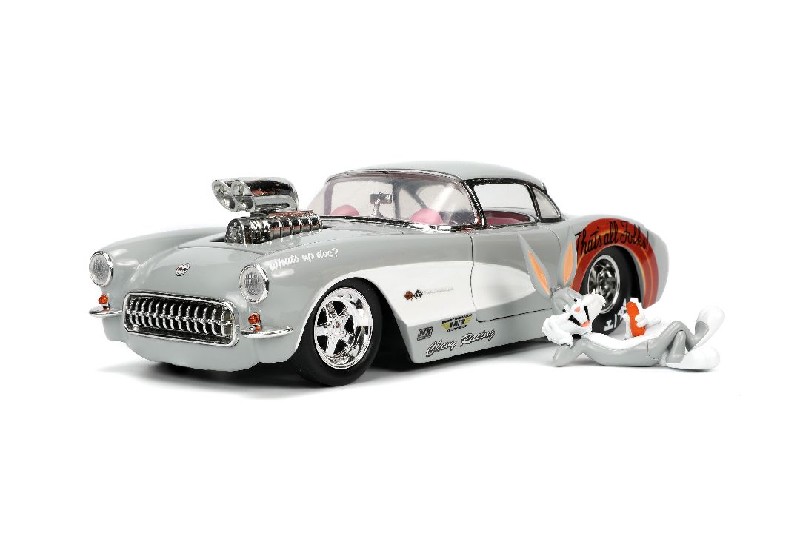 Jada 1/24 "Hollywood Rides" 1957 Corvette w/Bugs Bunny