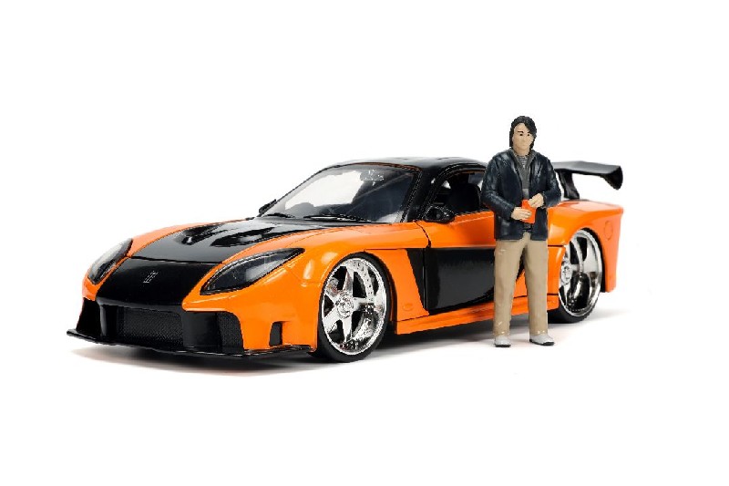 Jada 1/24 "Fast & Furious" Hans's Mazda RX-7 with Han